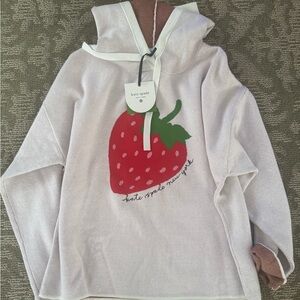 Kate Spade ♠️ Target 🎯 XXL Strawberry Print Hoodie SET